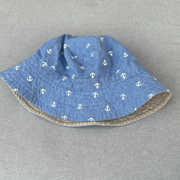 Urban Pipeline blue bucket hat with anchors/nautical - Picture 2 of 5